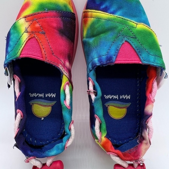 MAUI ISLAND UNISEX BABY TIE DYE SHOES SIZE 6 - Picture 8 of 11